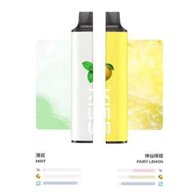kis puffs 鎧斯 號一次性電子煙薄荷，神仙檸檬