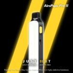 AIRSCREAM AirsPops Pro II氣泡二代小煙主機｜1000mAh電池｜可調瓦數與氣流｜Type-C快充電子煙設備：圖片 2